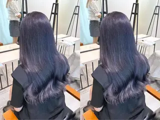 ロング カラー Rinka🌷🩶 グレージュカラー🫧のヘアスタイル