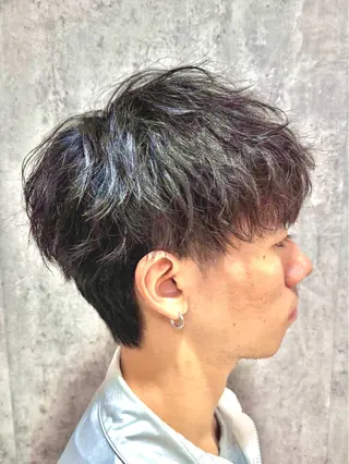 ショート パーマ メンズ 【パーマ特化美容師】 🔥Yoshiyaのヘアスタイル