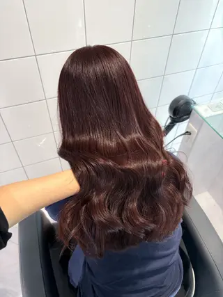 ロング カラー 表参道♡暗髪♡ 艶カラー♡アユミのヘアスタイル