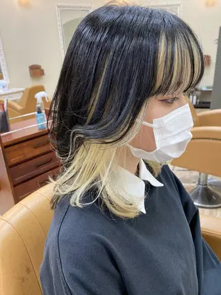 カラー SALOWIN栄 高須大貴のヘアスタイル