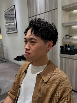 パーマ メンズ 山口 祐美帆のヘアスタイル