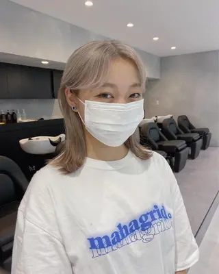 ミディアム カラー 鈴木/ニュアンス パーマ/メンズのヘアスタイル