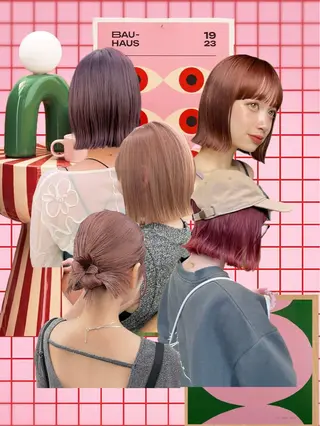 ショート カラー 泉 愛美のヘアスタイル