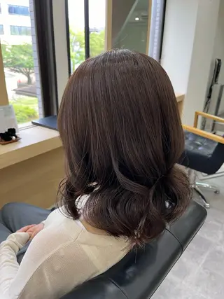ミディアム カラー (kakko) ayumiのヘアスタイル