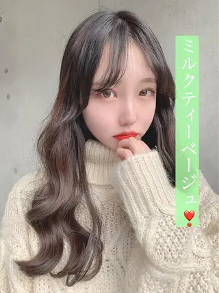 ロング カラー パーマ ヘアアレンジ 💖艶と似合わせ💖 カラーカット💖のヘアスタイル