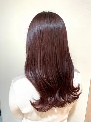 ロング カラー 菅原 渚のヘアスタイル