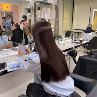 ロング カラー 🤍透明感·ツヤ感 カラー/mai‎🤍のヘアスタイル