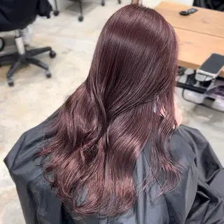 セミロング カラー 髪質改善/韓国ヘア 顔まわり特化yutoのヘアスタイル