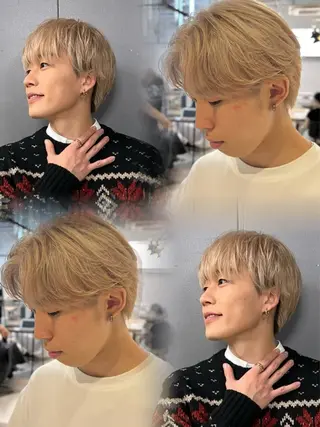 カラー メンズ メンズパーマ/ メッシュ📍ﾕﾘのヘアスタイル