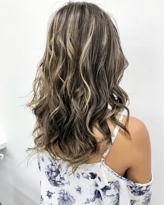 セミロング カラー メンズ特化 パーマ/オザワのヘアスタイル
