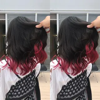 ロング カラー インナーエクステ渋谷 🦋KAJIのヘアスタイル