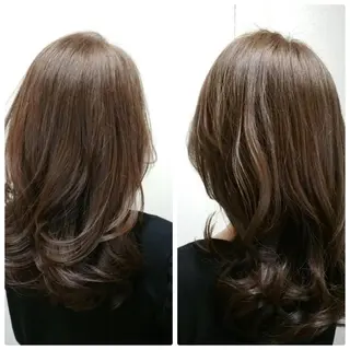 ロング カラー 坂元 智信のヘアスタイル