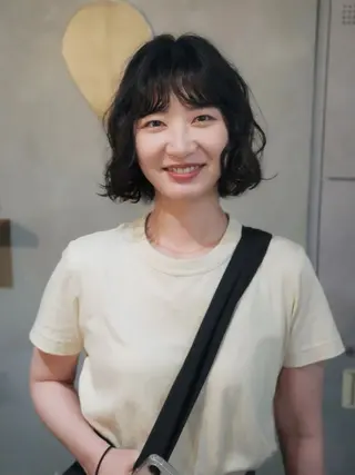 ミディアム 小野 龍樹のヘアスタイル