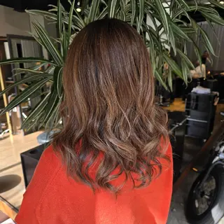 ミディアム カラー ハヤシ マユ ✂ 府中美容室のヘアスタイル