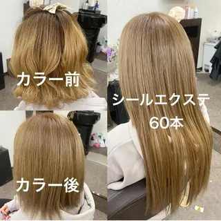 ミディアム カラー ヘアアレンジ 池田 景子のヘアスタイル