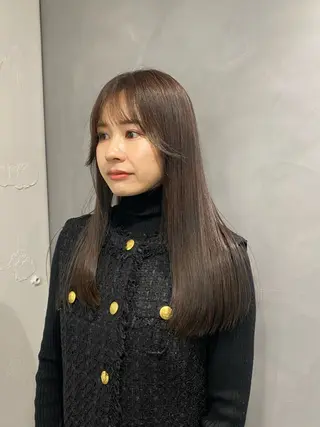 セミロング カラー 梅田中崎町髪質改善 /オキヒロト/エコルのヘアスタイル