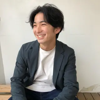 メンズ happy  man 🌸クロスパーマ🌸のヘアスタイル