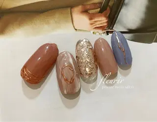 ネイル フルリール 【プライベートサロンのネイルデザイン