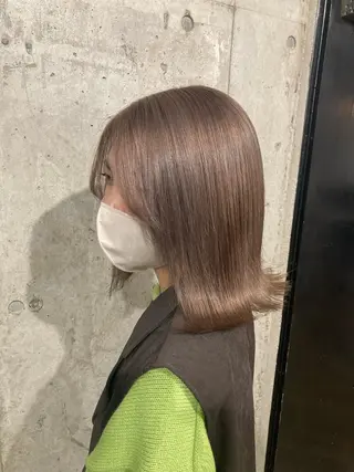 ショート カラー 髪質改善.縮毛矯正 ×韓国ヘアyukiのヘアスタイル