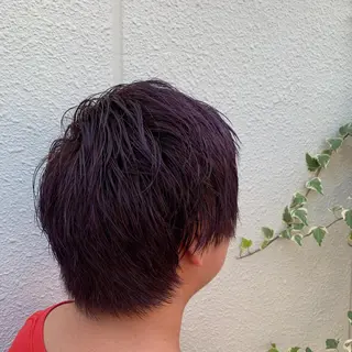 ショート カラー メンズ カット特化美容師 齋藤桐のヘアスタイル
