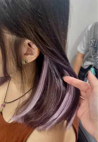 ミディアム 艶髪ブリーチカラー /府中/Mizukiのヘアスタイル