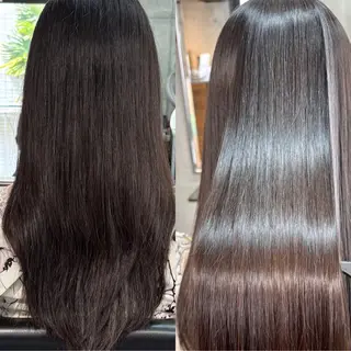 セミロング カラー パーマ ショートボブ髪質改善 縮毛矯正のプロ山道潤のヘアスタイル