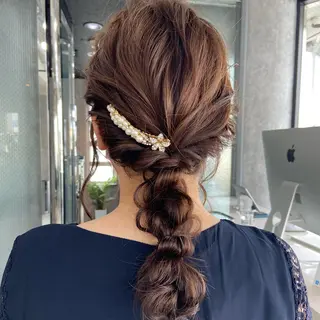 ロング ヘアアレンジ TIDEHAIR SHIHOのヘアスタイル