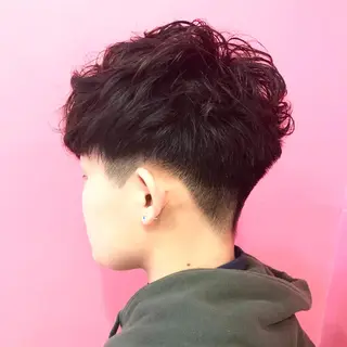 ショート パーマ メンズ Vir by browのヘアスタイル
