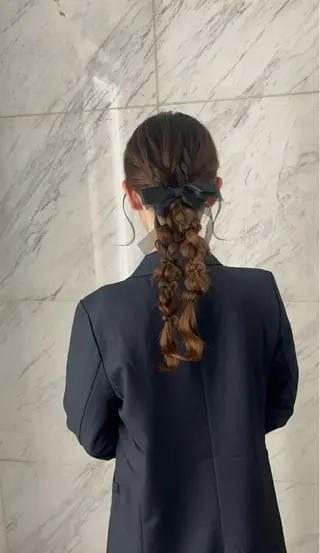 ヘアアレンジ 韓国風ヘア さらのヘアスタイル