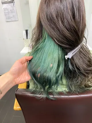 セミロング カラー 🗻飯田誠也🗻 カットカラー得意のヘアスタイル