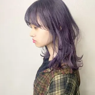 セミロング カラー パーマ ヘアアレンジ メンズ キッズ ネイル マツエク・マツパ アイブロウ Eirデザイナーズ サロン茶屋町tomoのヘアスタイル