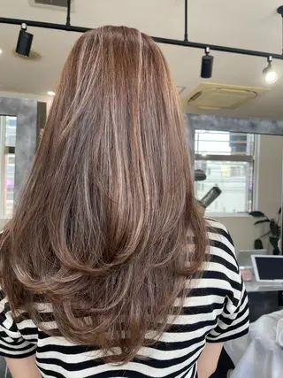 ロング Merlyosaka 早川未来のヘアスタイル