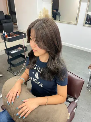 ロング カラー 野町好花 レイヤー/髪質改善のヘアスタイル