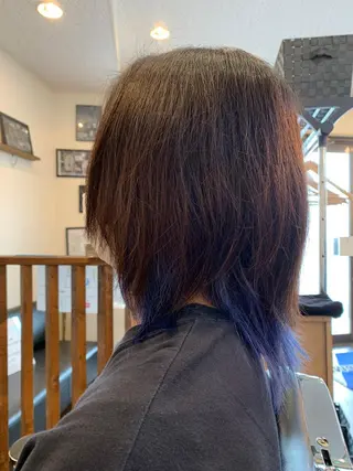 セミロング 中田 孝之のヘアスタイル