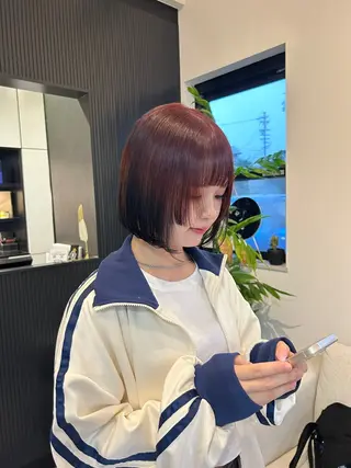 ショート カラー SHIINA シイナのヘアスタイル