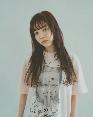 ロング 吉原 由菜のヘアスタイル