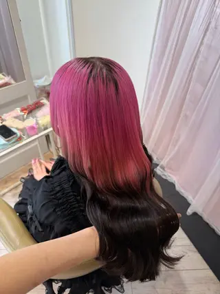 セミロング カラー ハイトーン/アレンジ かなで⊹ ࣪ ˖⟡のヘアスタイル