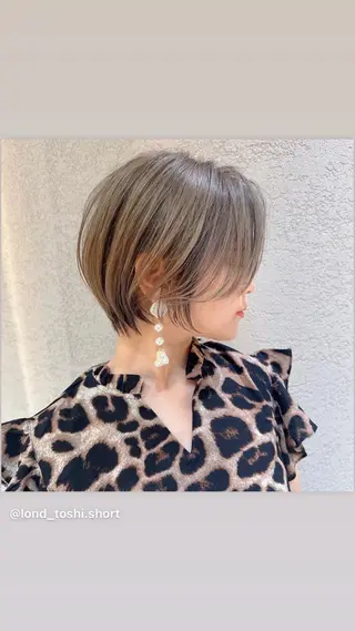 ショート レイヤー❣️縮毛矯 川村利幸のヘアスタイル