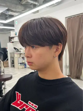 ミディアム カラー メンズ 🏆メンズヘア特化 🥇代表りんぺーのヘアスタイル