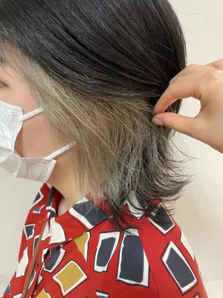 ミディアム カラー ヘアアレンジ 【Sweep】おじま のぞみのヘアスタイル