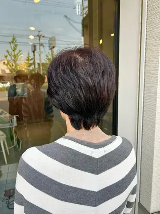 ショート 溝端 美紀のヘアスタイル