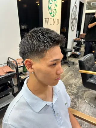 メンズ メンズ美容室 難波北川司のヘアスタイル