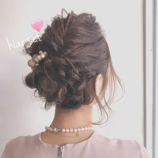ミディアム ＨＩ ROのヘアスタイル