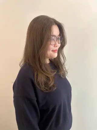 ロング カラー レイヤー/ナチュラル 💐nao.のヘアスタイル