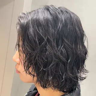 ロング パーマ ヘアアレンジ メンズ fifth 石川 凪のヘアスタイル