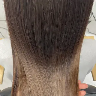 ミディアム カラー パーマ ヘアアレンジ メンズ キッズ ネイル マツエク・マツパ アイブロウ mona/ ストレートスタイル✨のヘアスタイル