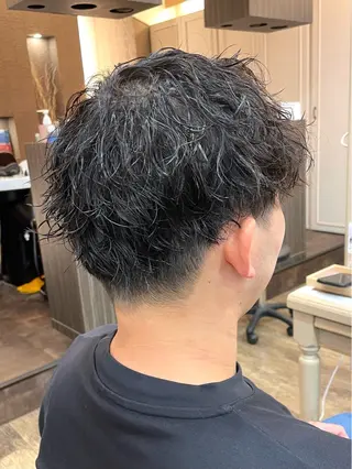 ショート パーマ メンズ メンズパーマ🌀/ 中村郁未のヘアスタイル