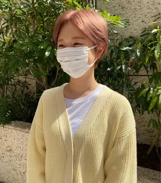 ショート カラー ハイトーン/デザイン hirokiのヘアスタイル