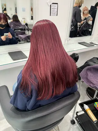 カラー ブリーチなし透明感 💗RYOTAのヘアスタイル