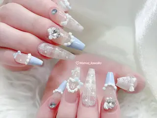 ネイル MoMoA Nail ネイル長さ出し専門店のネイルデザイン